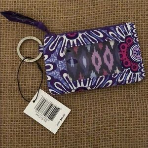 Vera Bradley Zip ID Case (Lilac Tapestry)